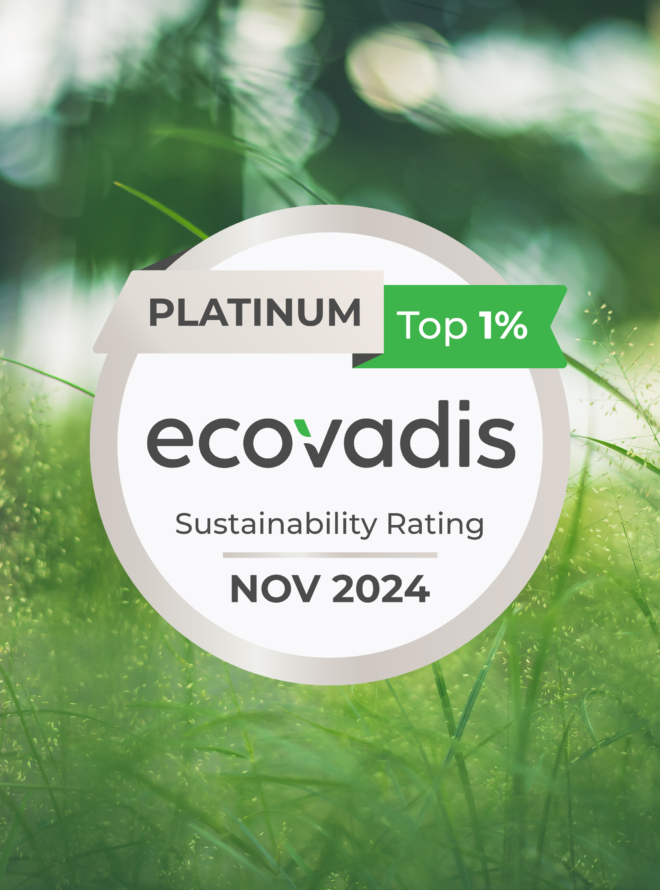 EcoVadis Platinum-medalje